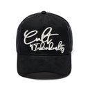 Grasshopper Emb Mesh Back Trucker Curved Visor Black