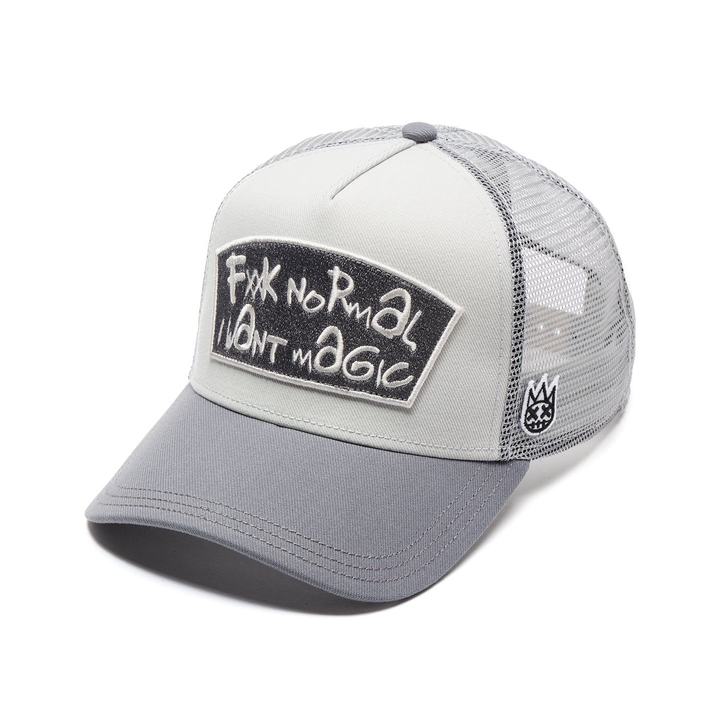 Fxxk Normal, I Want Magic Mesh Back Trucker Curved Visor Cool Grey