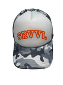 SRVVL Trucker Hat Camo Grey