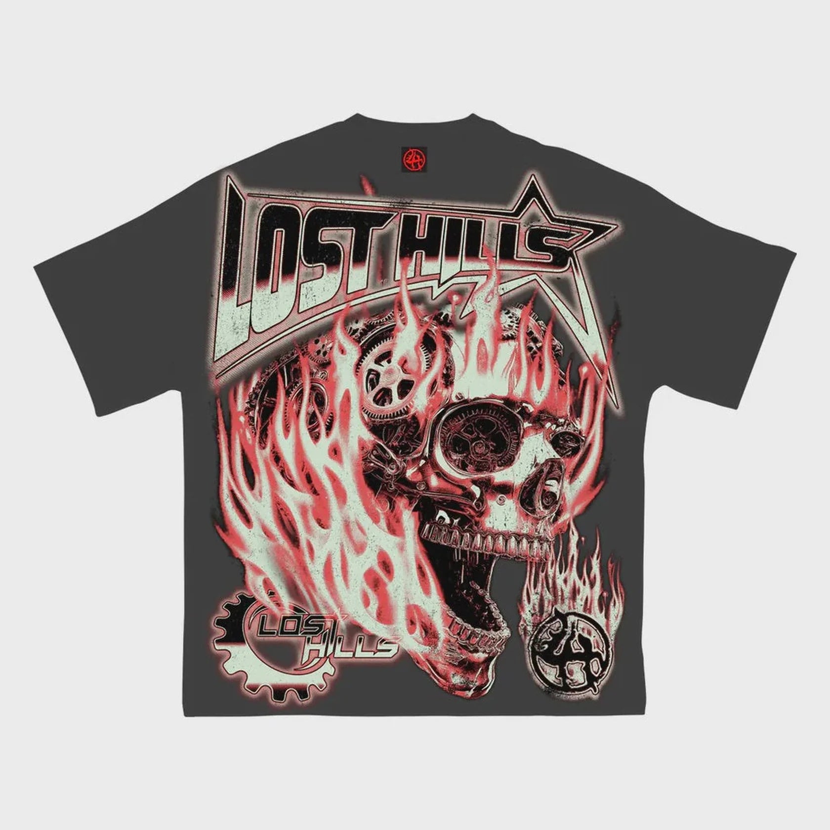 LH MECHANICAL TEE BLACK WASH