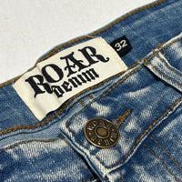 Flared Fit Denim Sand Blue