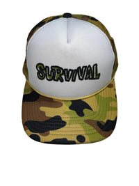 Lucky Roll Trucker Hat Camo Green