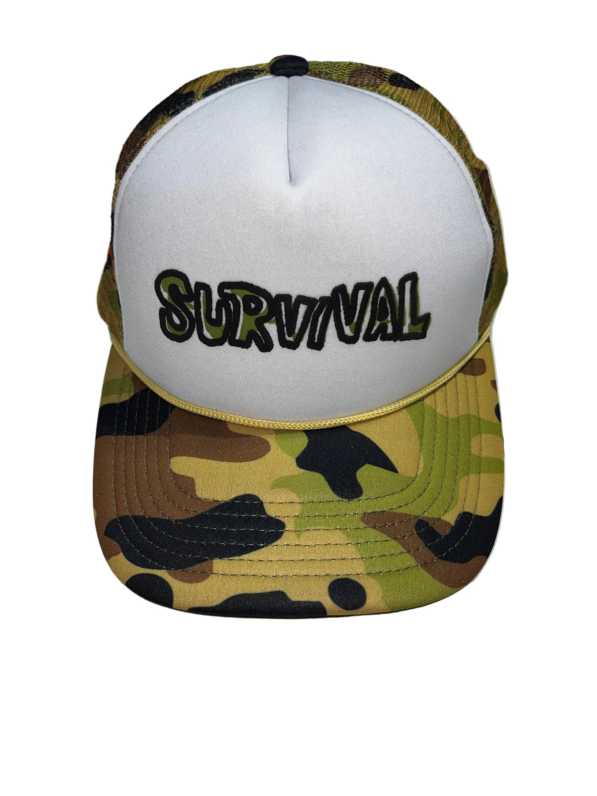Lucky Roll Trucker Hat Camo Green
