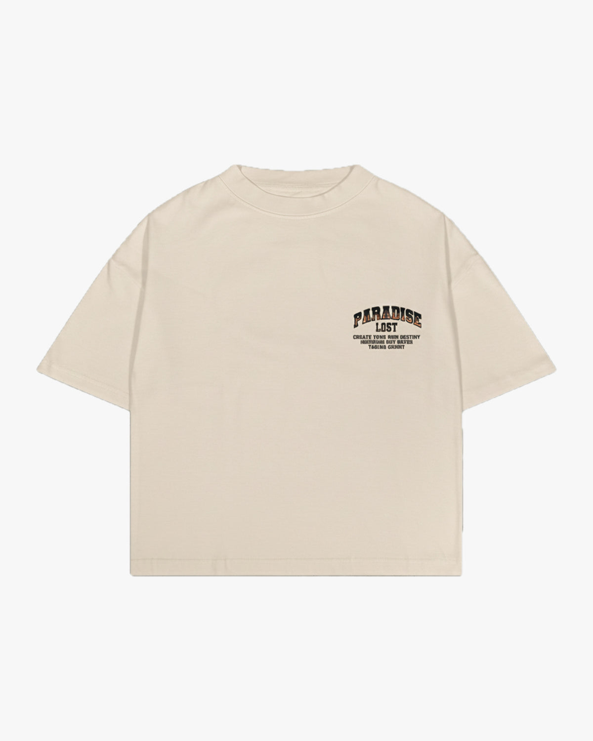 Barbed Roses Tee - Cream