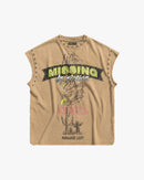 Destruction Theory Cut Off Tee - Natural — view 1
