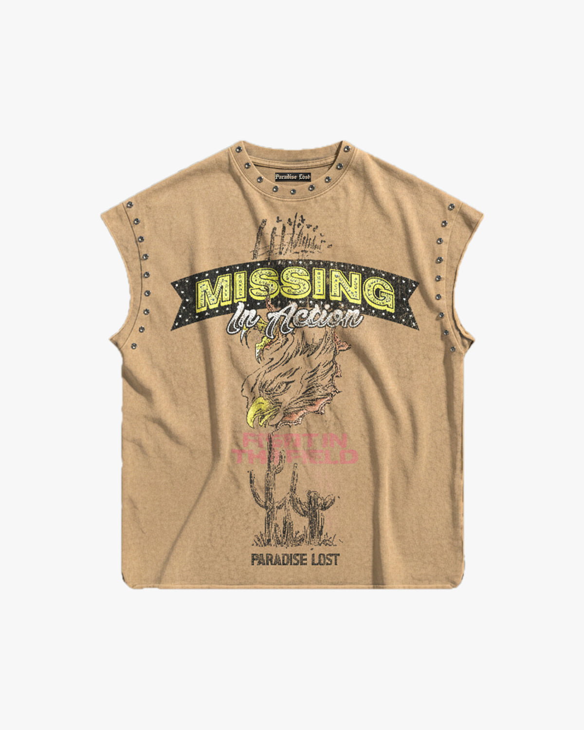 Destruction Theory Cut Off Tee - Natural