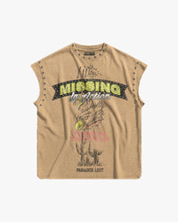 Destruction Theory Cut Off Tee - Natural — view 1