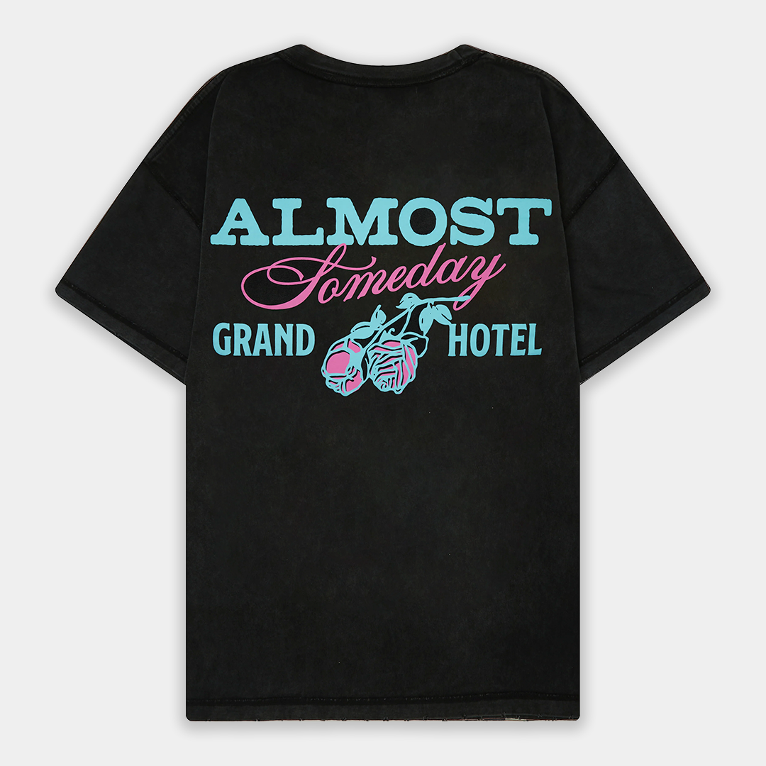 Grand Hotel Tee Sun Fade Black