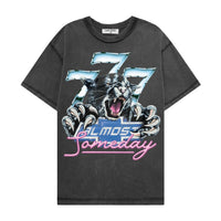 Jackpot Tee Vinatge Black