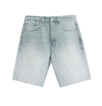 Solomon Rhinestone Jorts Blue