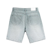 Solomon Rhinestone Jorts Blue