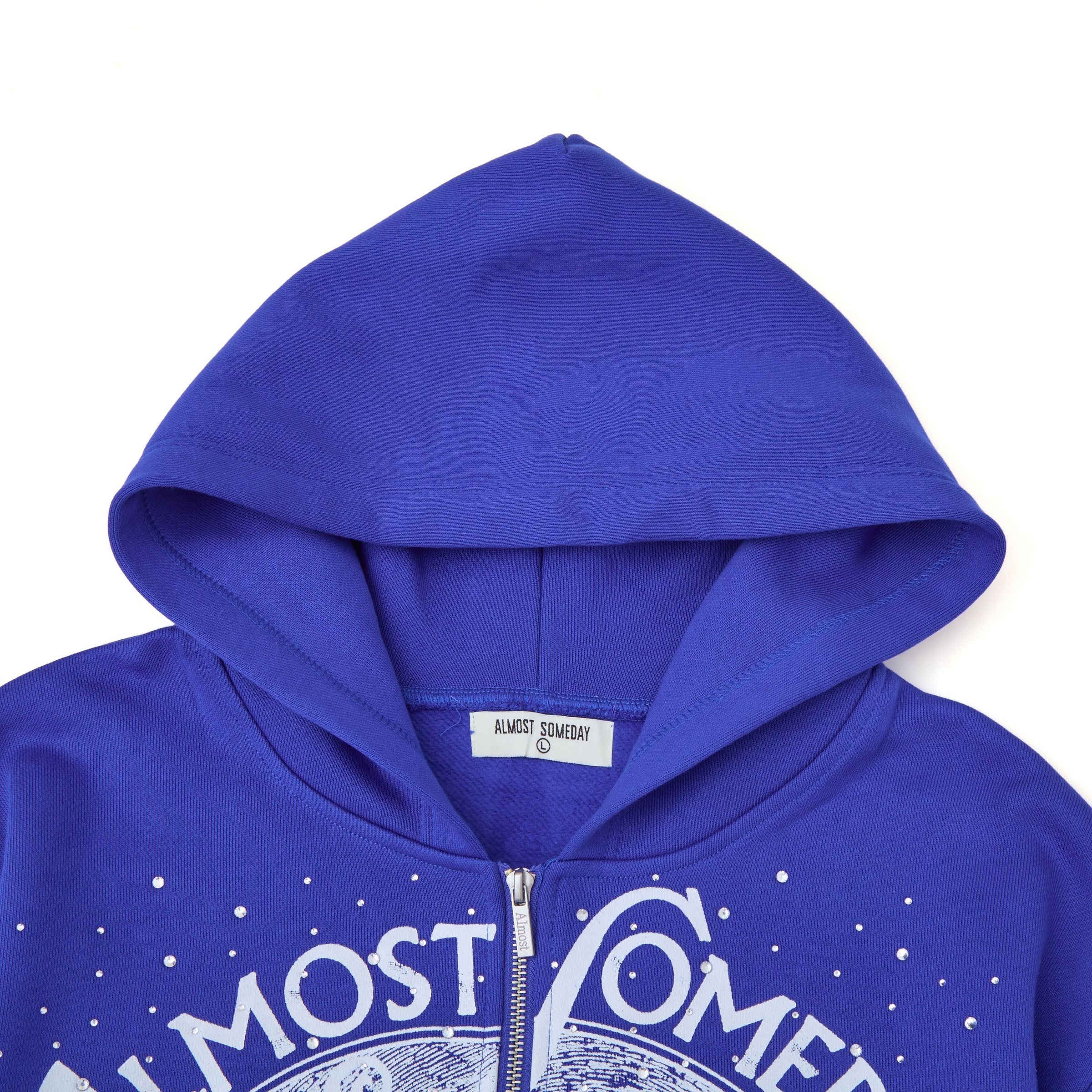 Lavish Zipup Hoodie Blue