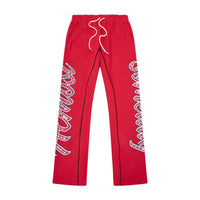 Zepplin Flare Pants Red