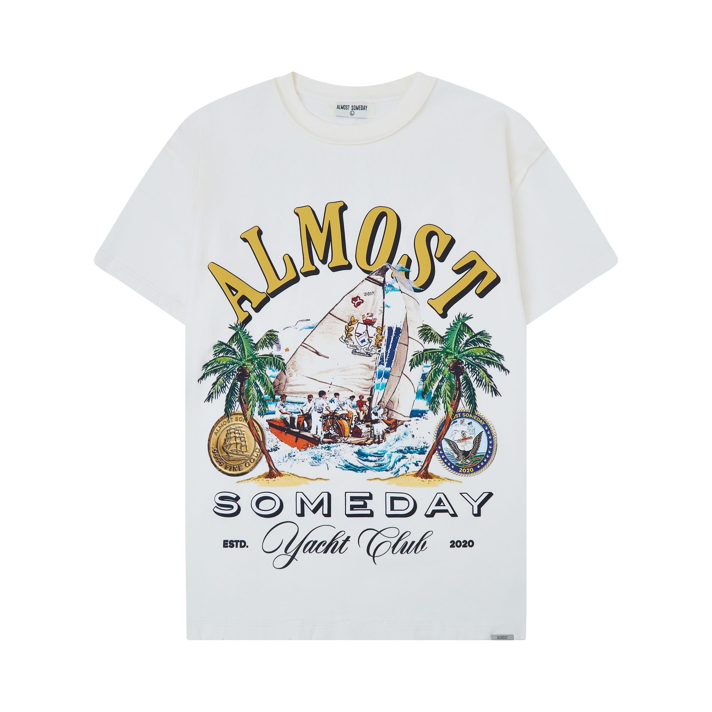 Yacht Club Tee (Cream)