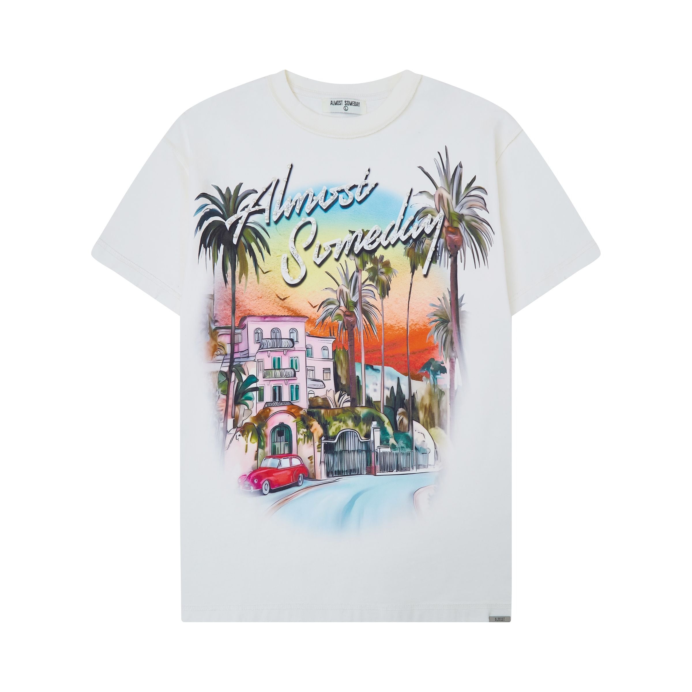 Hollywood Tee (Cream)