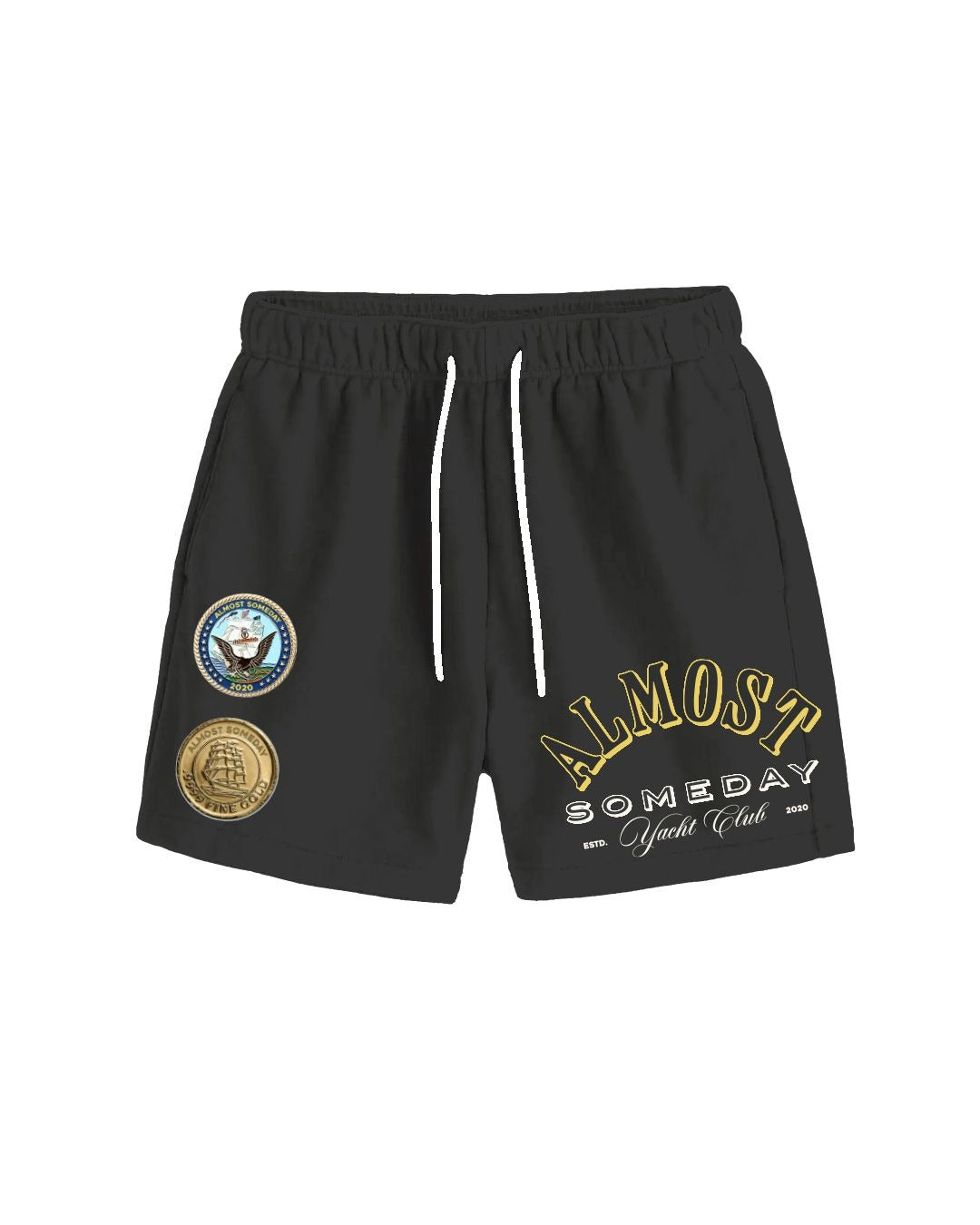 Yacht Club Terry Shorts (Black)