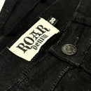 Flared Fit Denim Jet Black