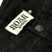 Flared Fit Denim Jet Black