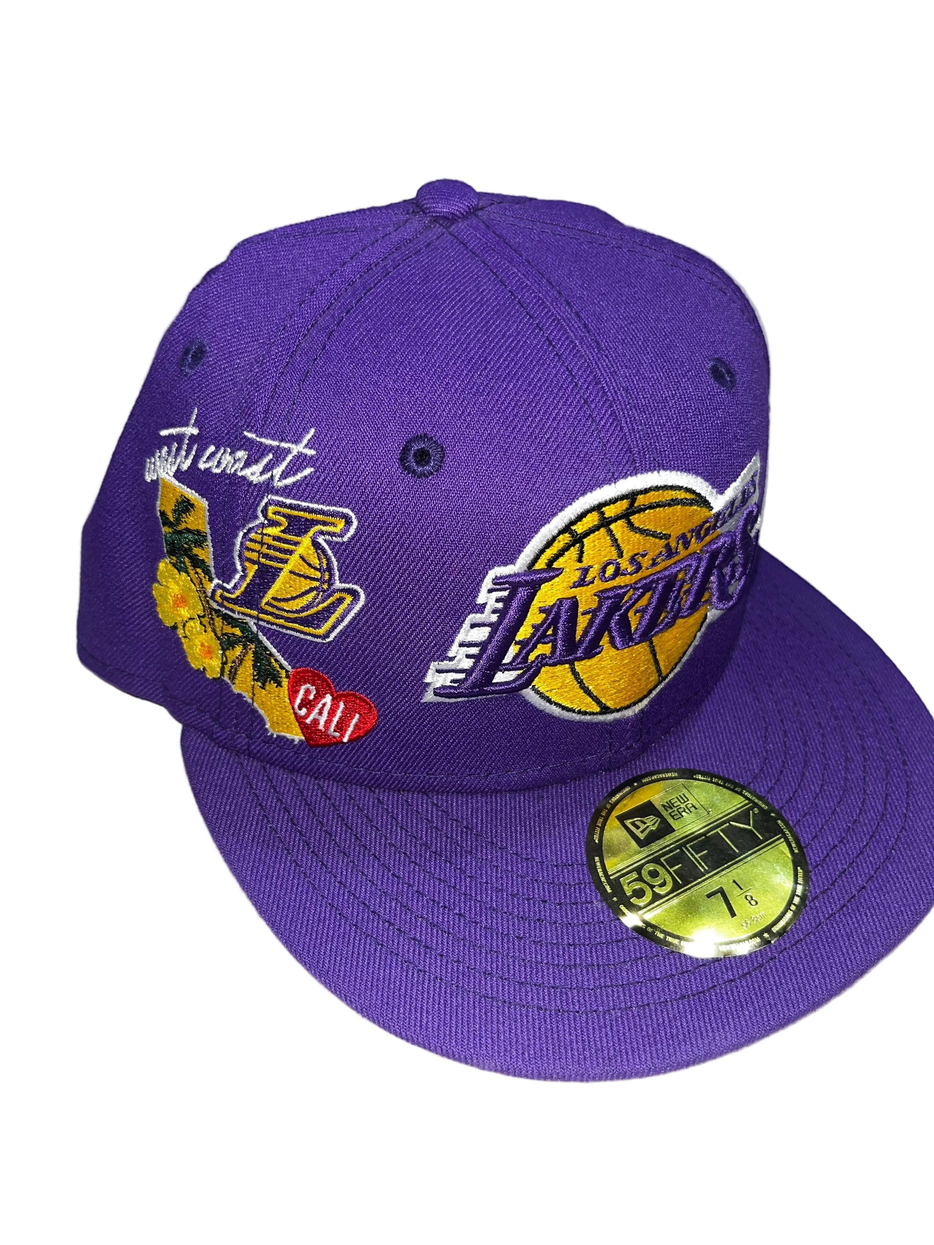 Los Angeles Lakers West Coast Fitted Cap