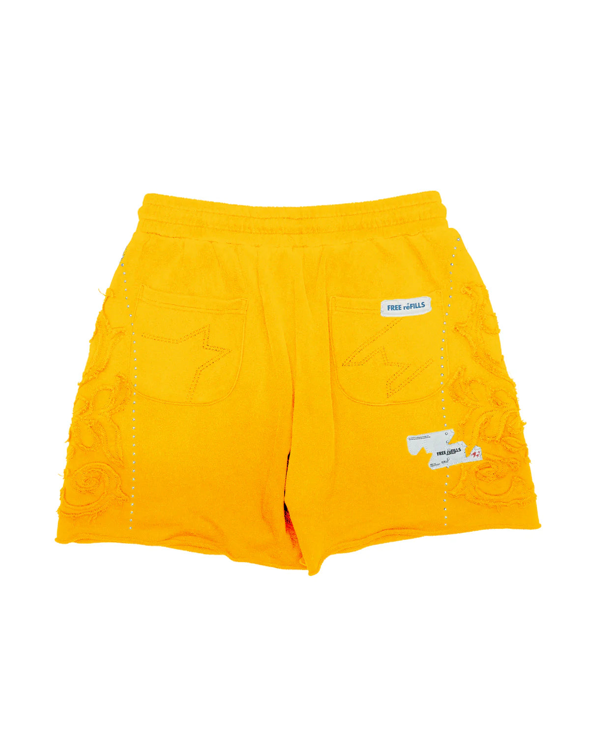 Cathedral Fleece Shorts Yellow