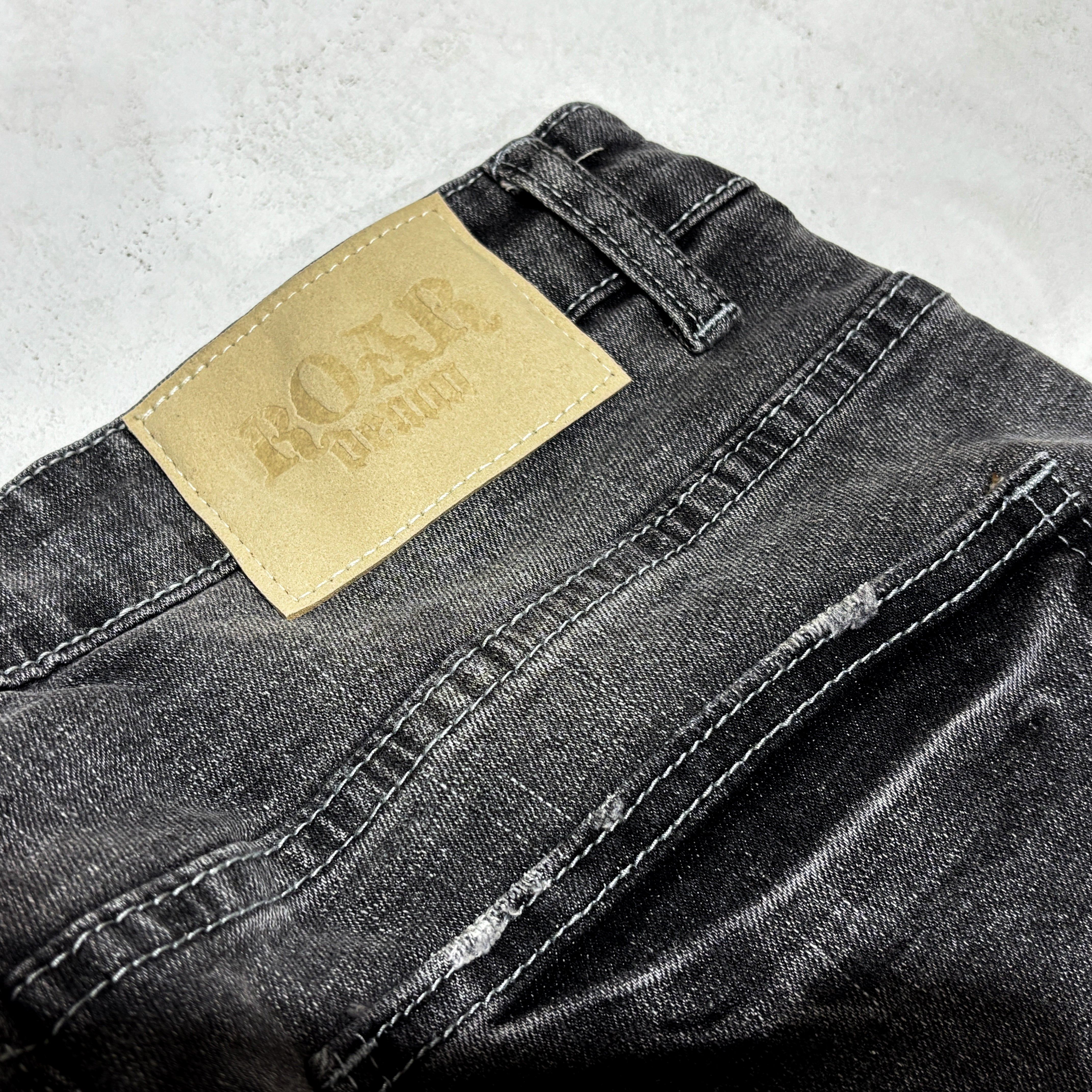 Flared Fit Denim Grey Sand