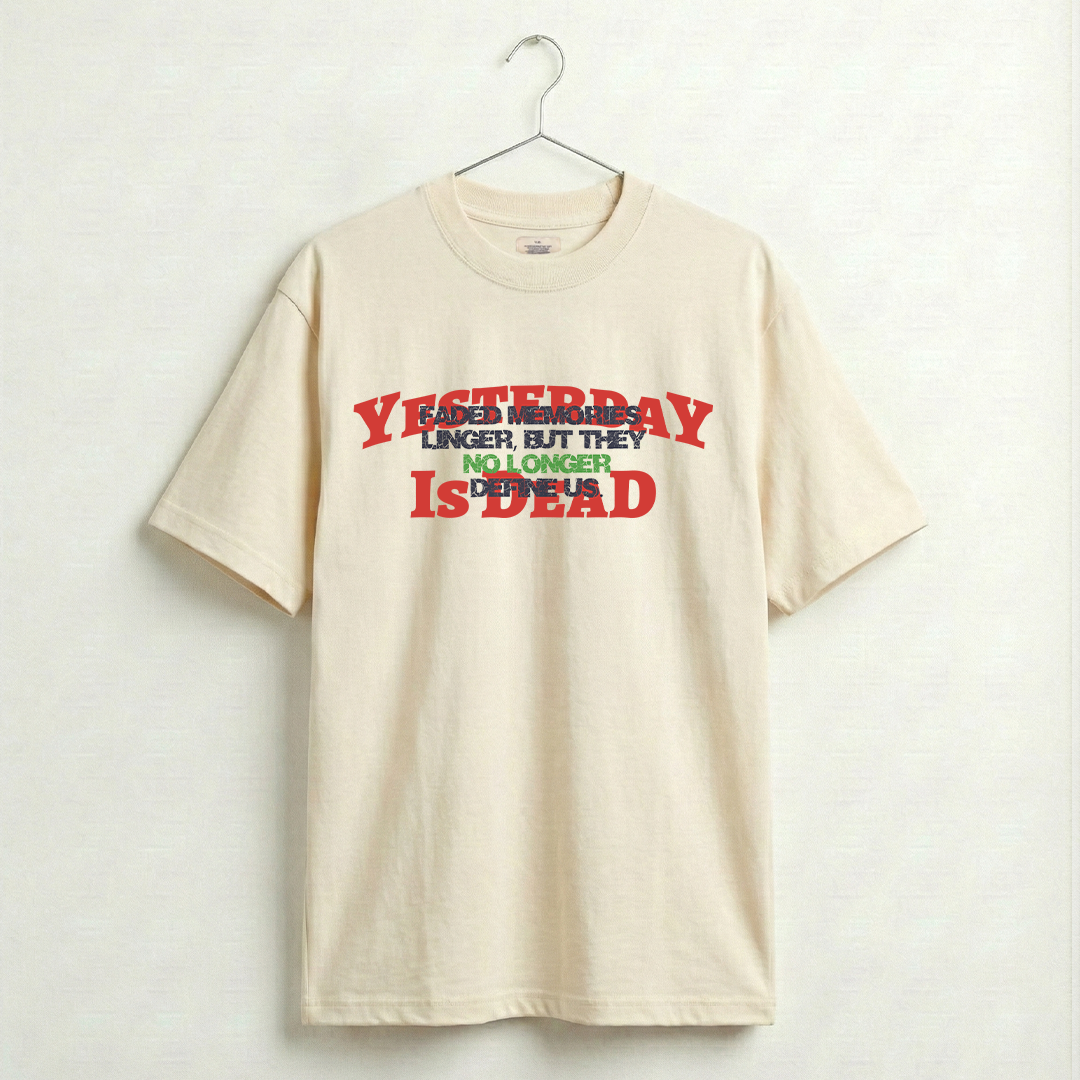 THROUGH THE HAZE TEE CREAM/MULTI