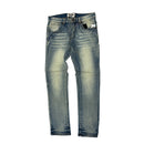 Slim Fit Denim Sand Blue