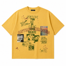 SCARED TO DEATH TEE - YELLOW