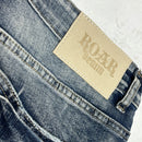 Flared Fit Denim Sand Blue Wash