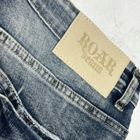 Flared Fit Denim Sand Blue Wash
