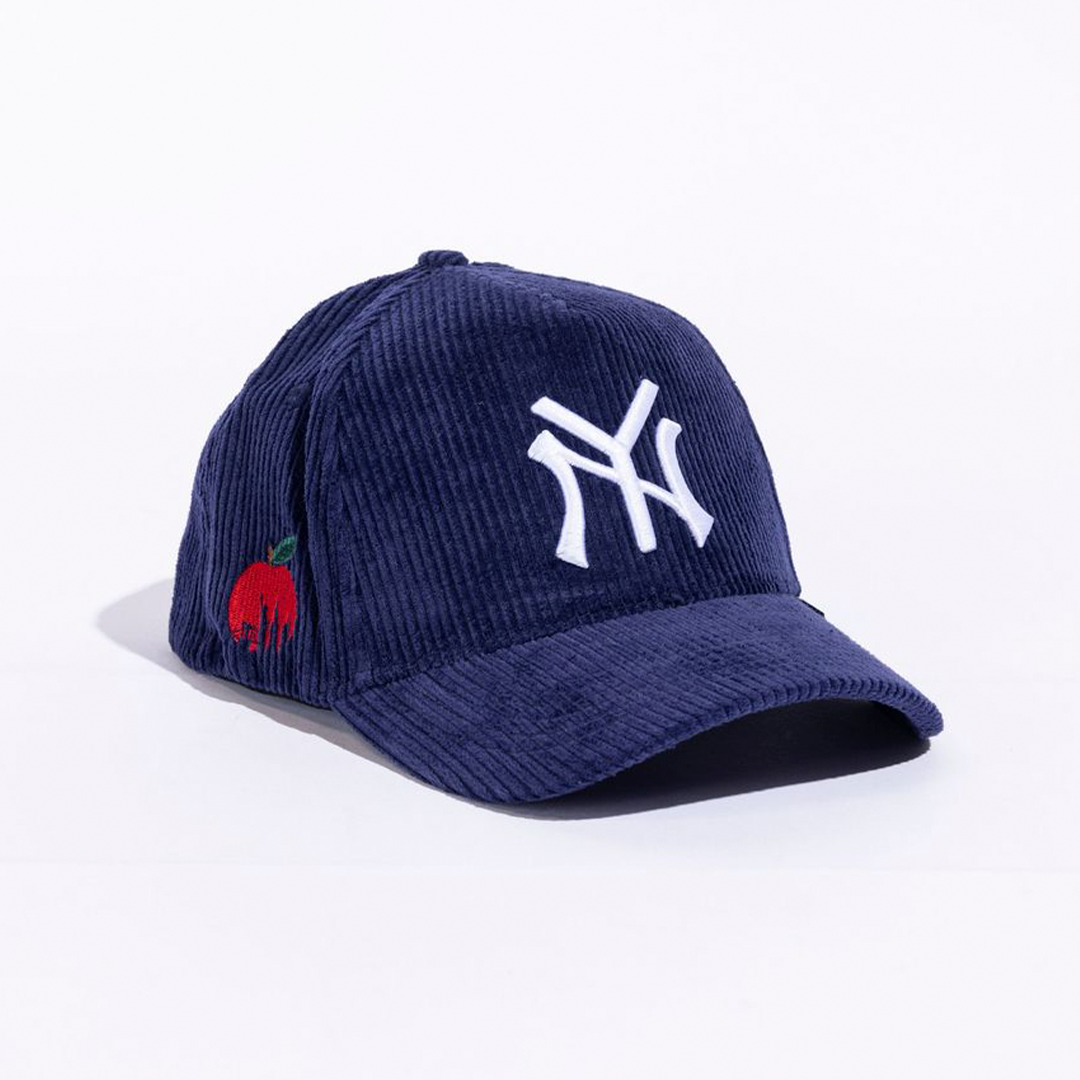 NY CORDUROY HAT NAVY