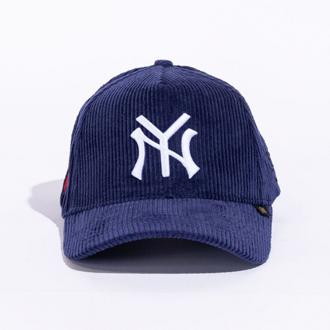 NY CORDUROY HAT NAVY