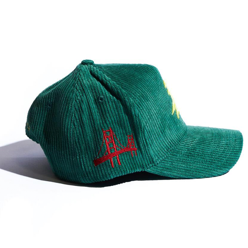 OAK CORDUROY HAT GREEN