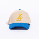 PARADISE LA CORDUROY HAT CREAM/BLUE/YELLOW