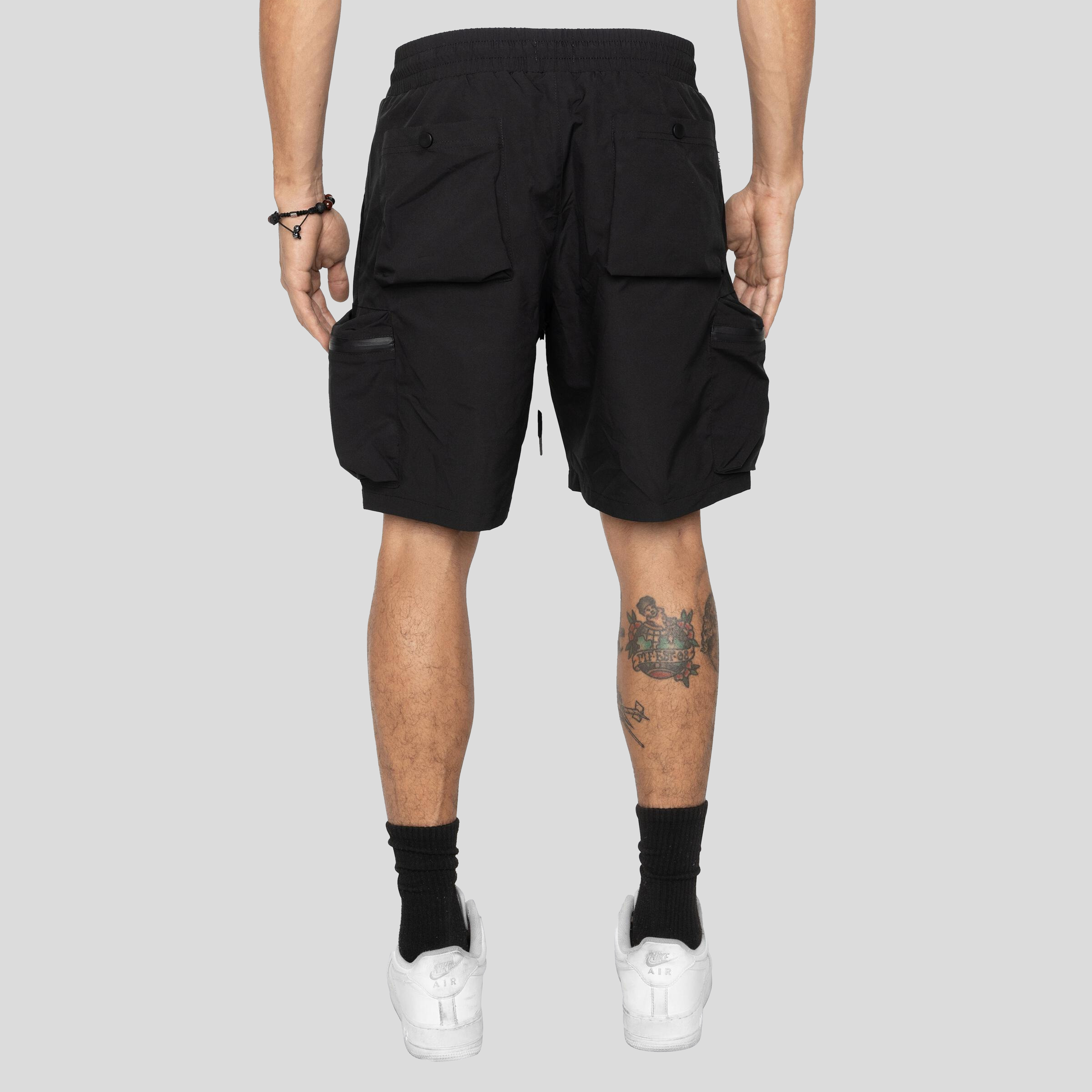 COMBAT NYLON SHORTS BLACK