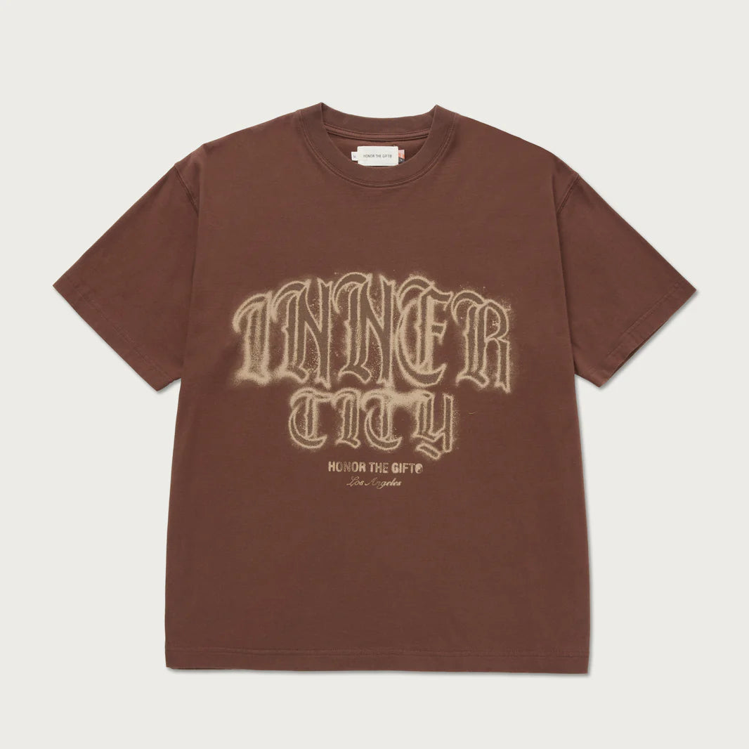 Stamp Inner City Tee Brown