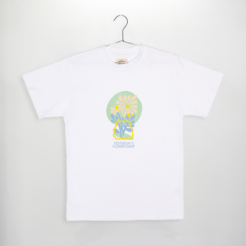 FLOWER PATCH TEE WHITE