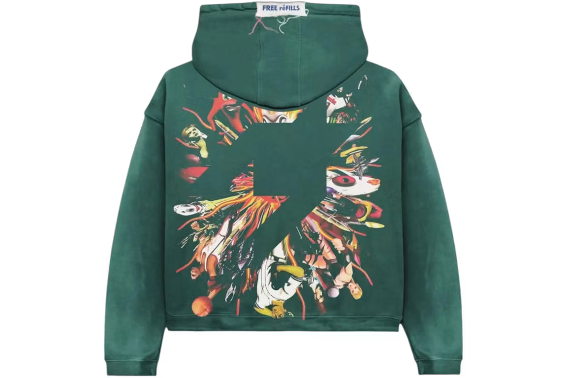 PS Hoodie (Green) Free Refills