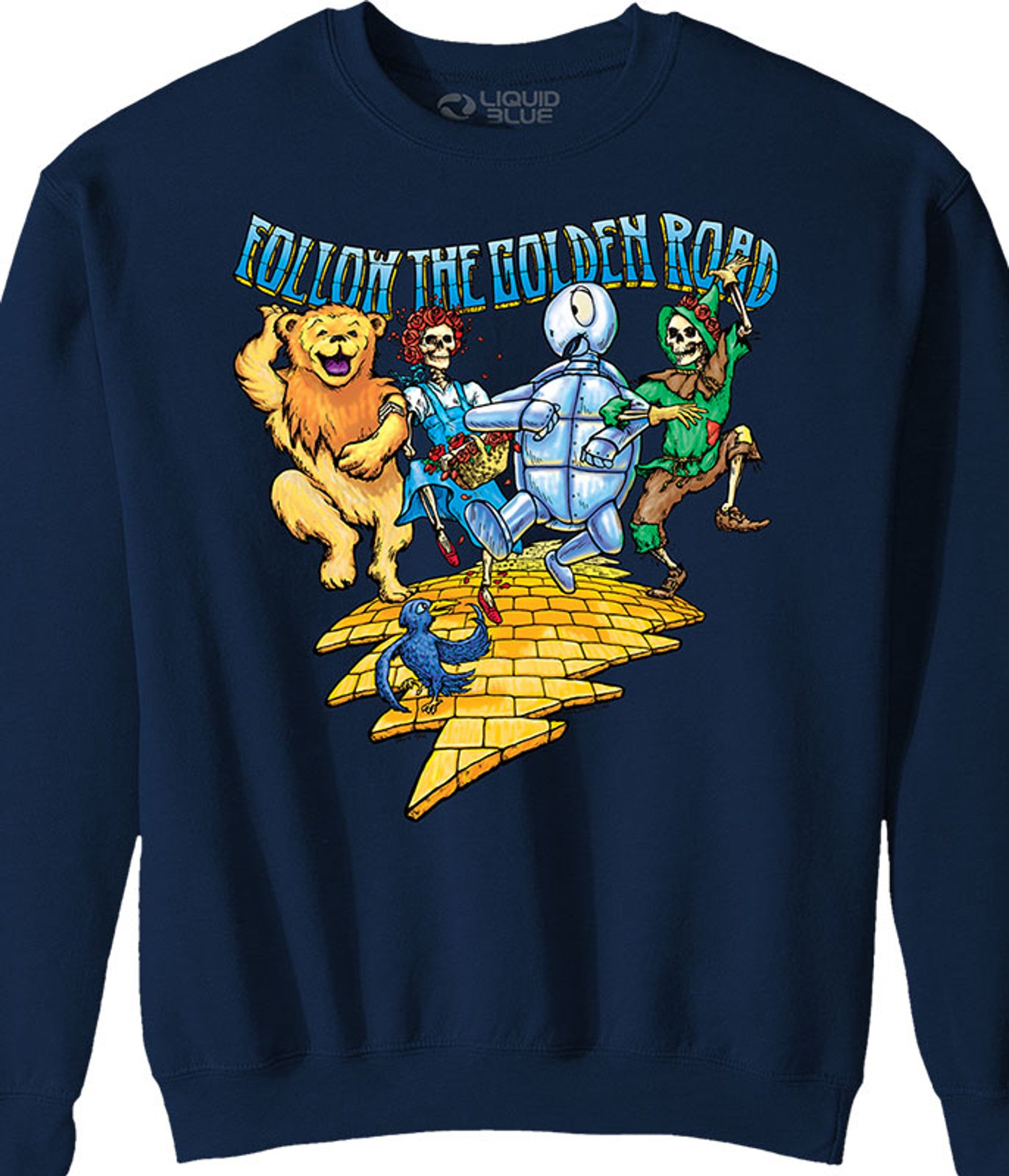 Copy of GOLDEN ROAD CREWNECK (NAVY)