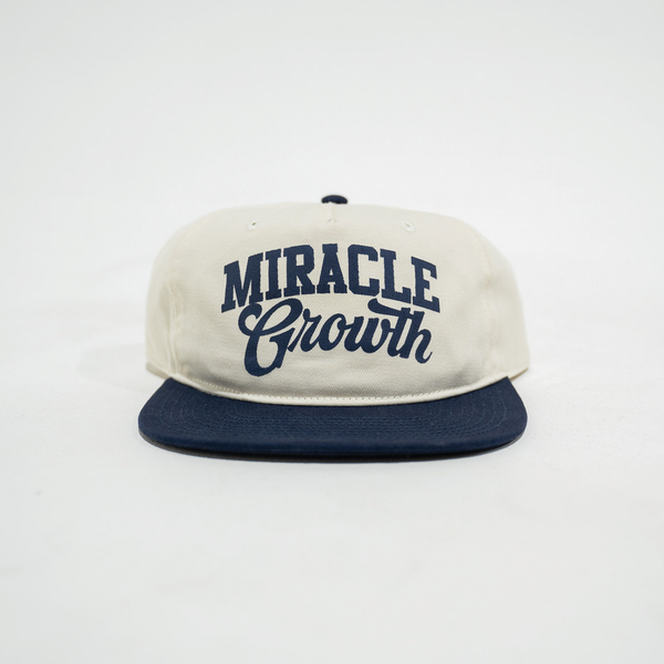 MIRACLE GROWTH HAT NATURAL/NAVY