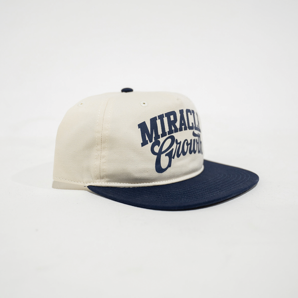 MIRACLE GROWTH HAT NATURAL/NAVY