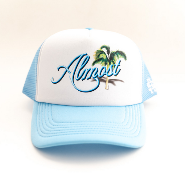 AS Paradise Trucker Hat Baby Blue