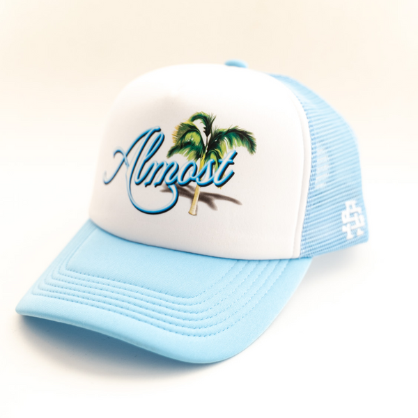 AS Paradise Trucker Hat Baby Blue