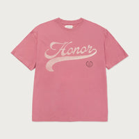 Holiday Script Tee Mauve