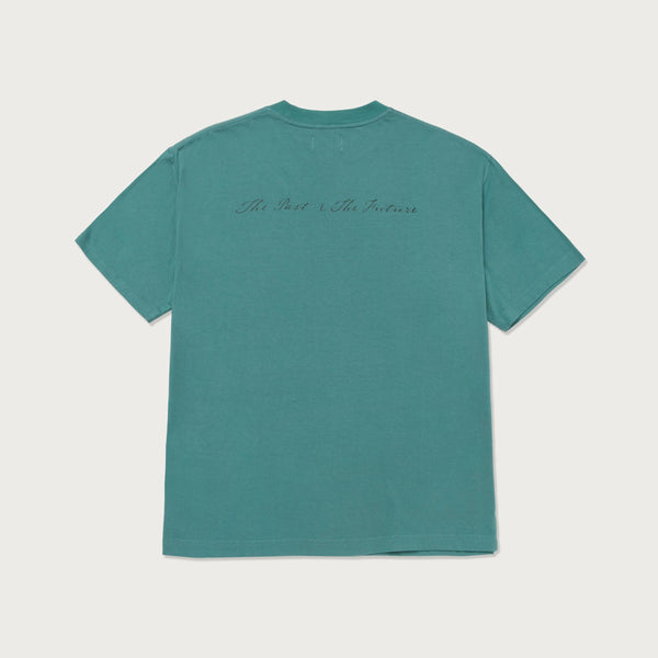 PAST AND FUTURE SS TEE TEAL
