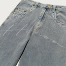Rhinestone Wide Leg Pant