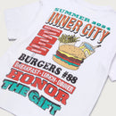 HTG Burgers SS Tee White