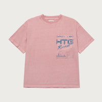 Htg Records Tee - Pink