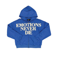 End Rhinestone hoodie Blue
