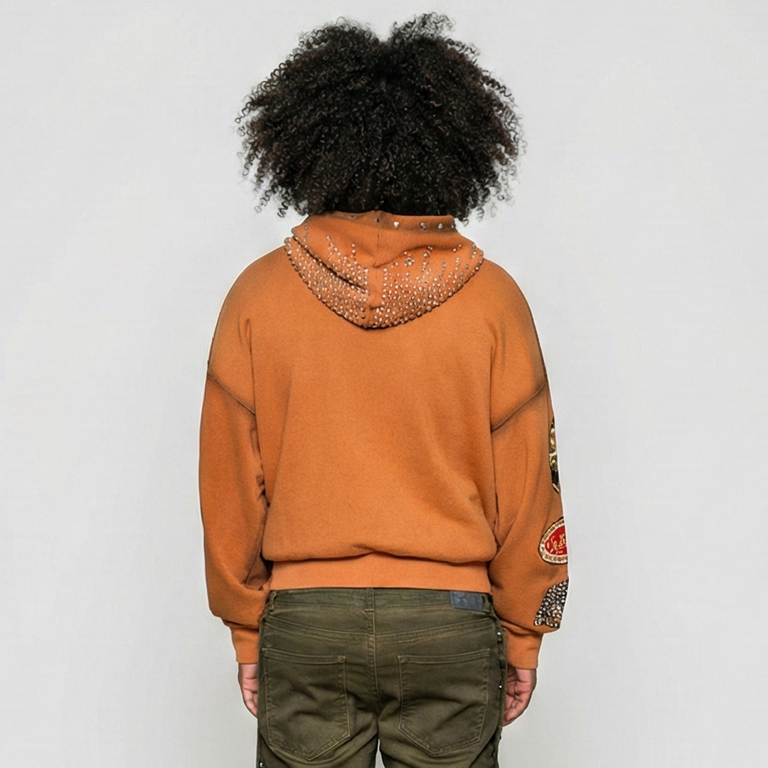 No Pressure No Glory Hoodie Amber